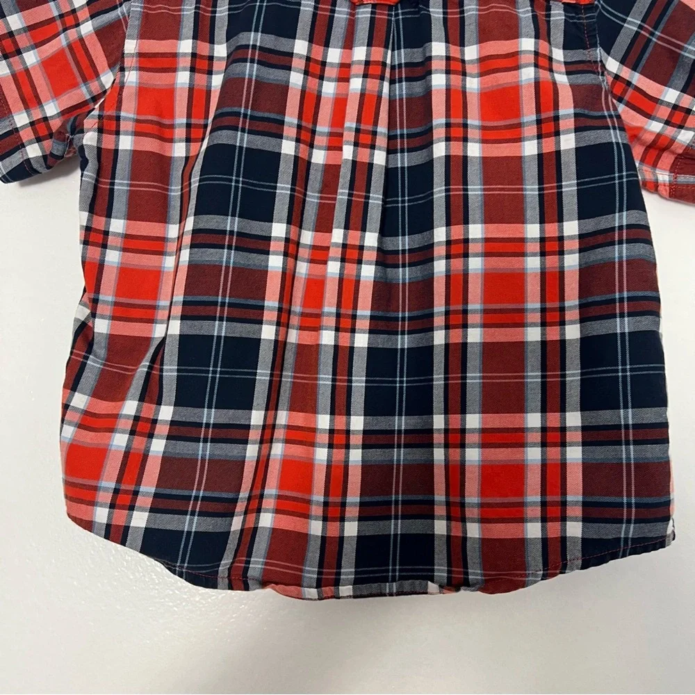 The Children's Place Baby Boys and Toddler Poplin Short Sleeve Button Down Shirt